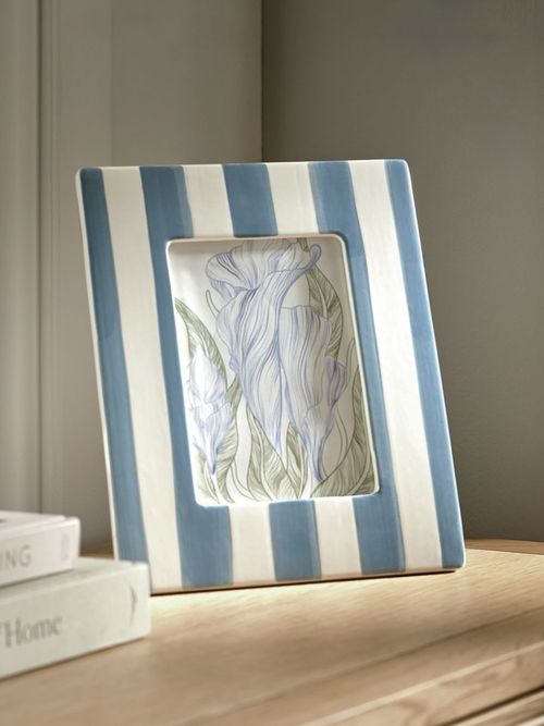 Habitat Blue Ceramic Picture Frame