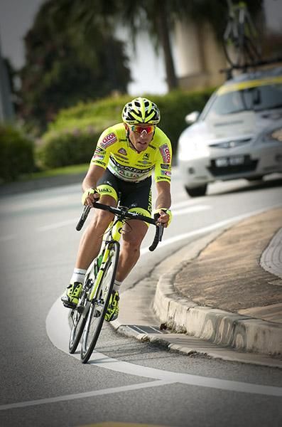 Christian Benenati (Farnese Vini) makes his way around the roads of Putrajaya