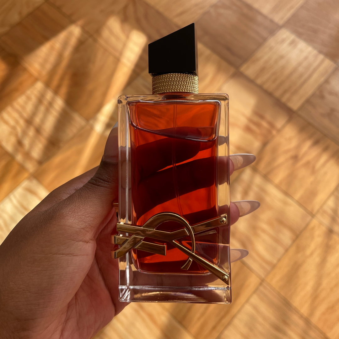 Danielle Jackson testing YSL Beauty Libre Berry Crush Eau De Parfum.