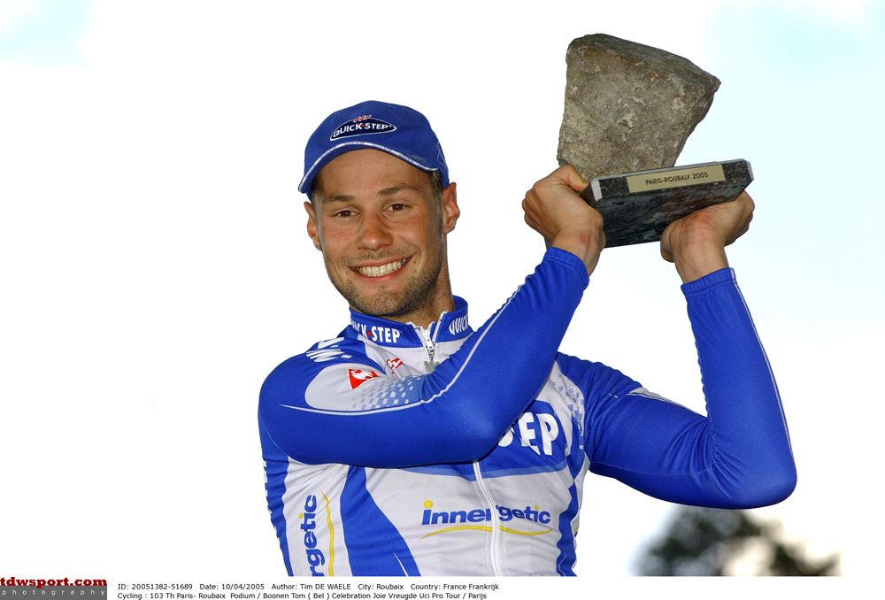 Tom Boonen's first Paris-Roubaix victory, 2005