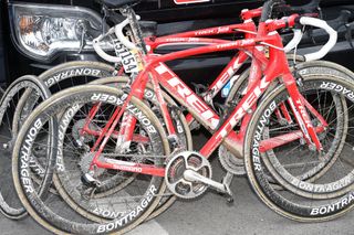 Dirty bikes after stage one of the 2016 Paris-Nice