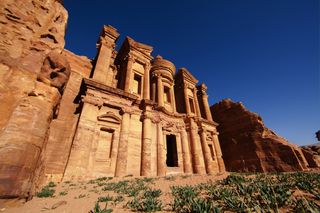 The Monastary has some of the most complicated architecture in all of Petra, relying heavily on Hellenistic and Greco-Roman influences for its style.