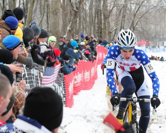 Curtis White (USA) putting in a good ride