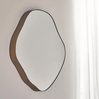 Andy Bathroom Wall Mirror with wood detail from Anthropologie