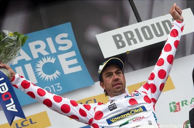 Mountains classification leader Martijn Keizer (Vacansoleil-DCM)
