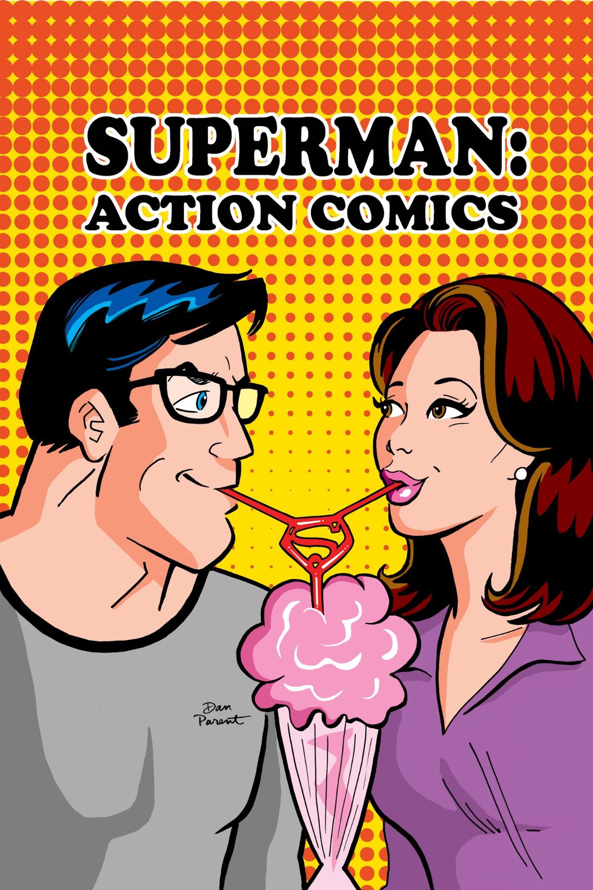 Action Comics #1050 variant cover by Dan Parent
