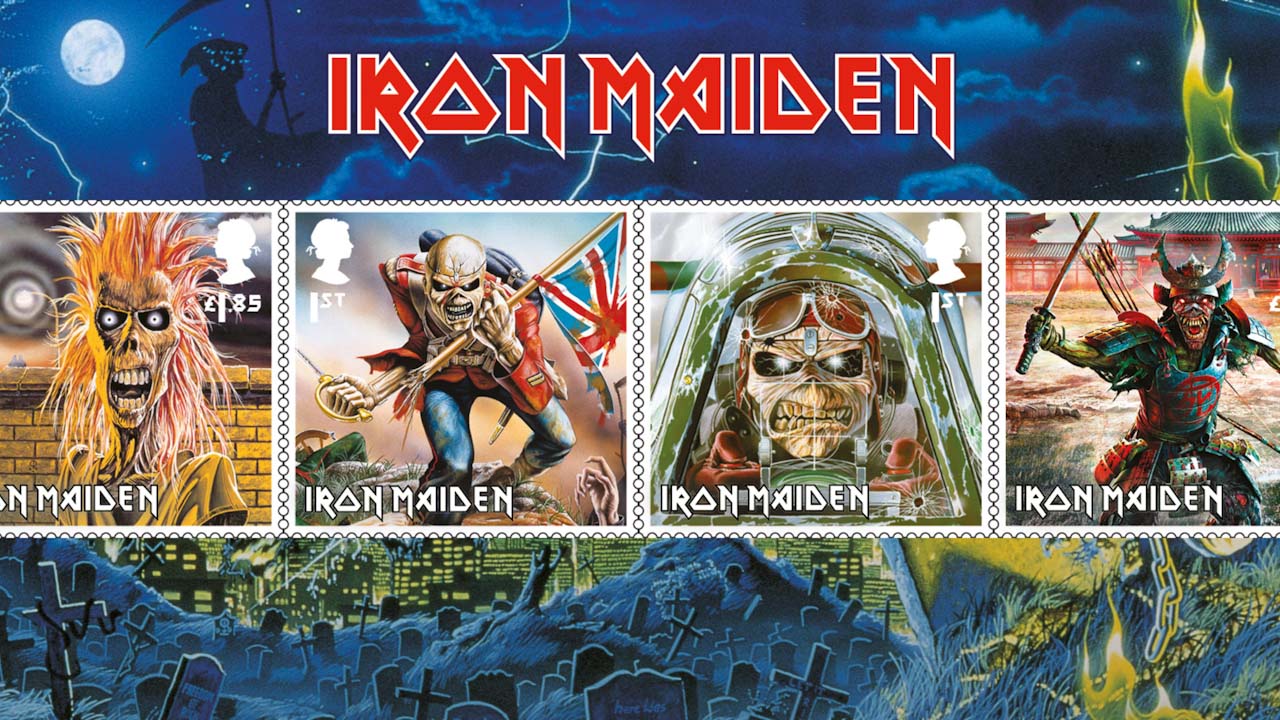Iron Maiden postage stamps launched by Royal Mail | Louder