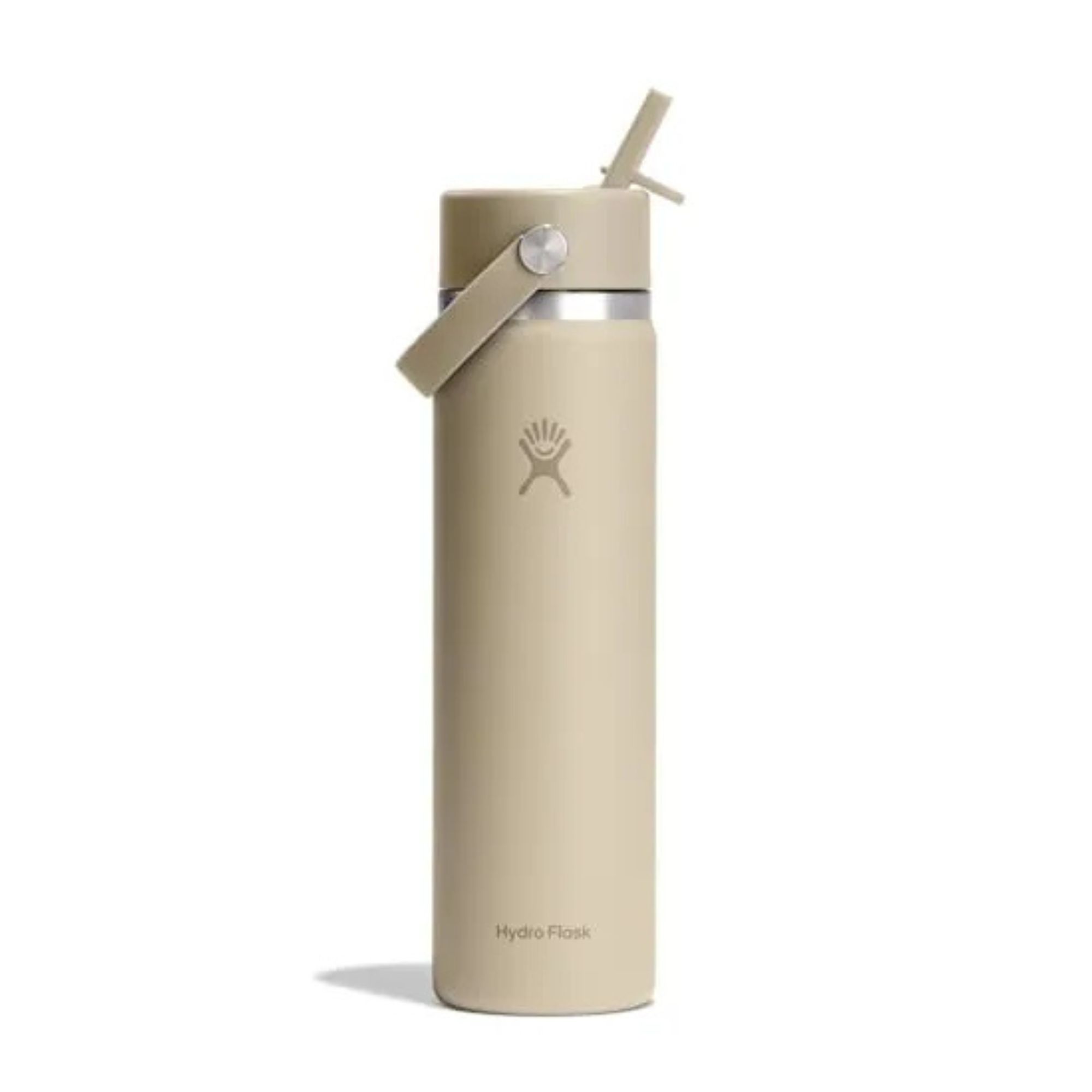 A beige coloured hydroflask