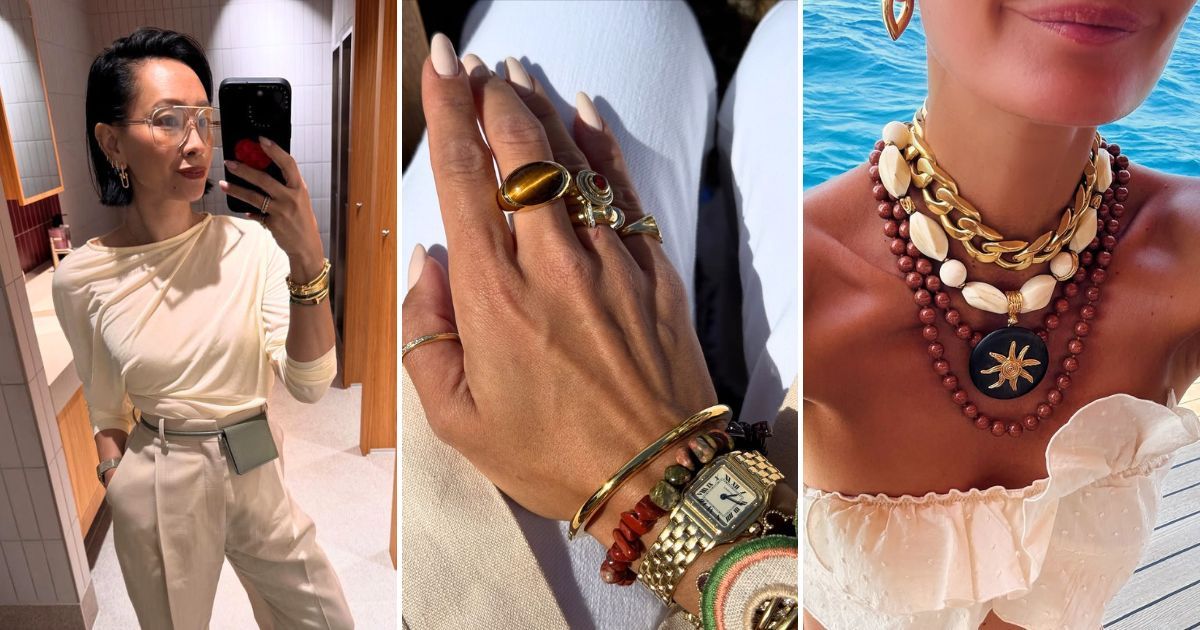 The Layered Jewellery Trend Is Back—Here's How to Style It
