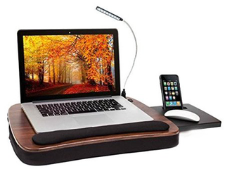 Sofia Sam Multitasking Lap Desk USB Light Reco