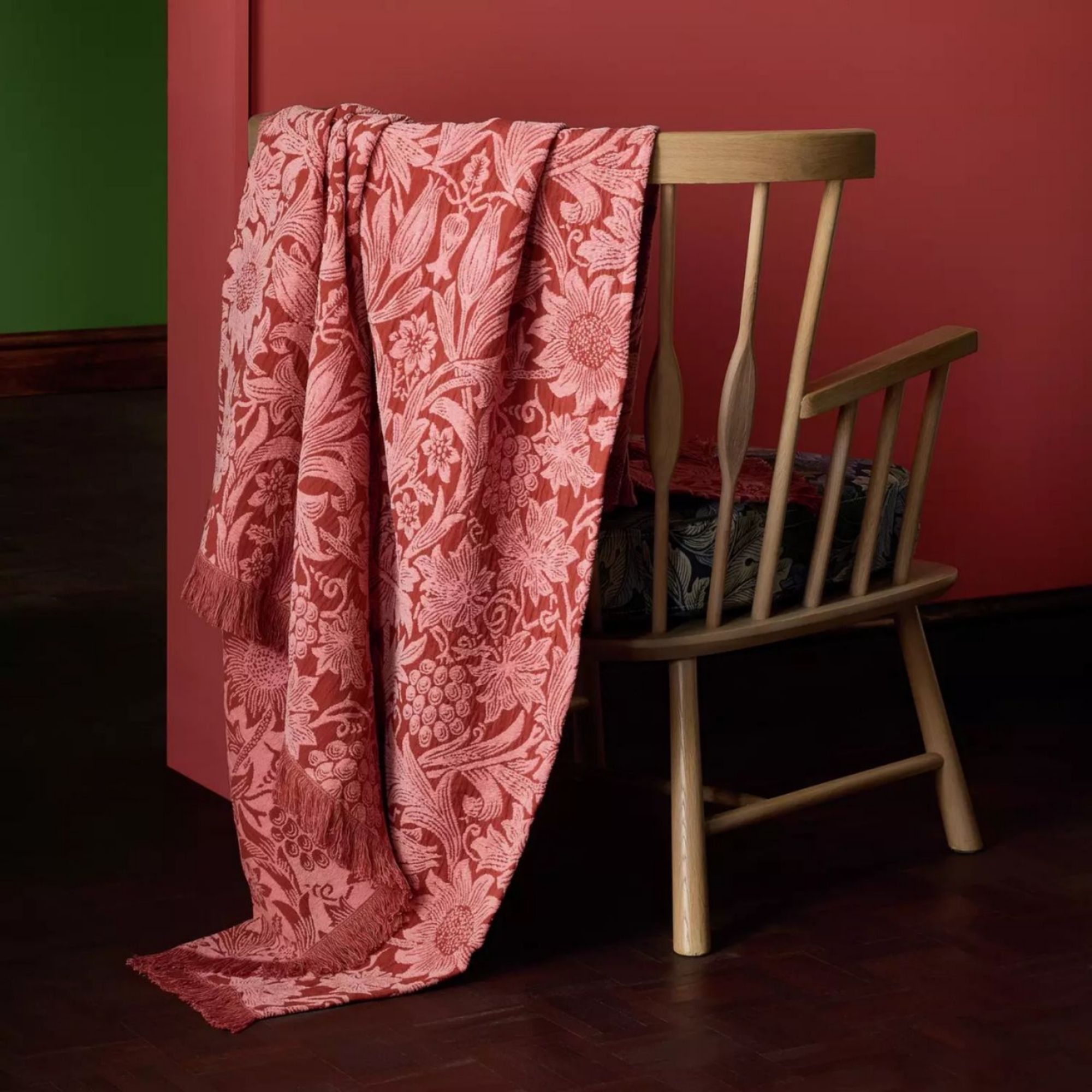 Habitat &amp;amp; Morris &amp;amp; Co. Sunflower Chenille Throw