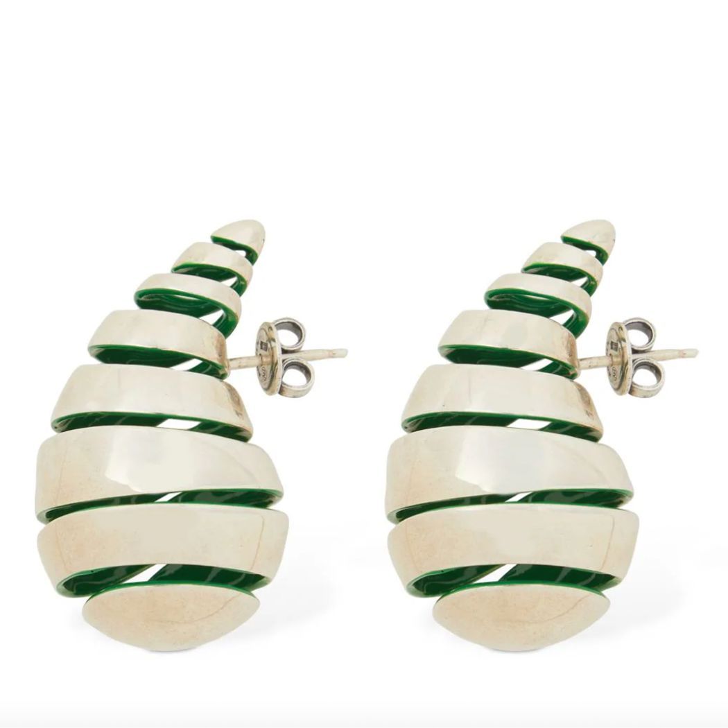 Bottega Veneta Drop sterling silver earrings
