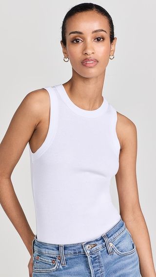 Madewell Brightside Cutaway Tank