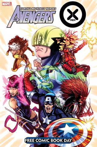 Marvel Comics FCBD 2023 Avengers/X-Men #1 cover