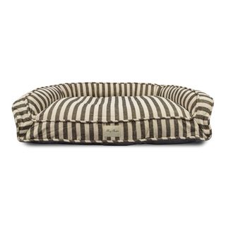 Williams Sonoma, Harry Barker Vintage Stripe Dog Lounger, Medium, Black