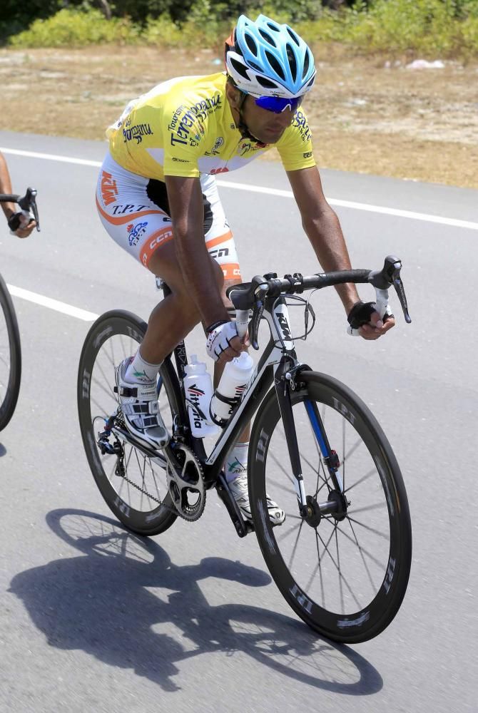 Mirsamad Pourseyedi Golakhour (Tabriz Petrochemical) in the lead at the Tour de Langkawi.