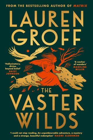 The front cover of The Vaster Wilds by Lauren Groff