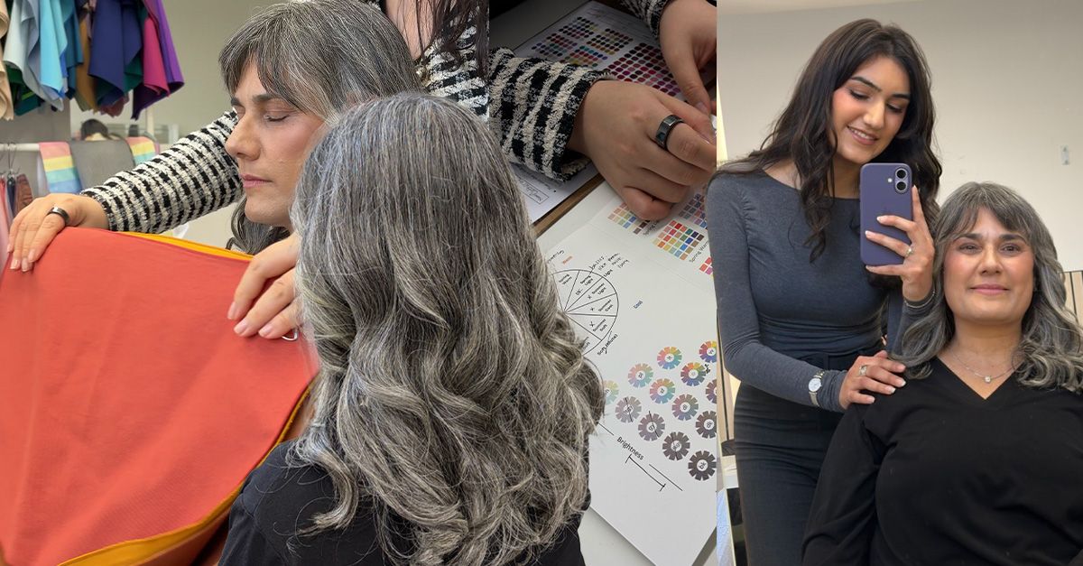 Per Experts, These Are the Best Colors to Wear With Gray Hair Per Experts, These Are the Best Colors to Wear With Gray Hair