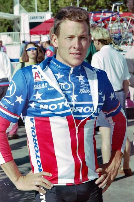 Lance Armstrong in 1993 at the world championships in Oslo
