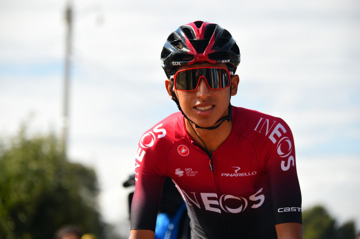 Egan Bernal (Team Ineos) stage 6 at Tour Colombia 2.1