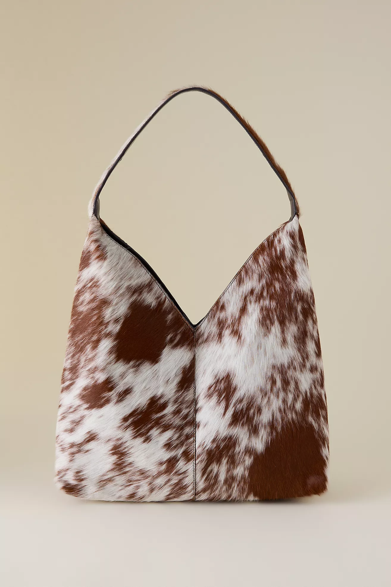 Cow Print Hobo Bag