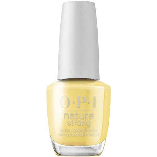 Opi Nature Strong Make My Daisy | Opaque Bright Yellow Crème Natural Origin Nail Polish | Plant Based, Vegan, Cruelty Free