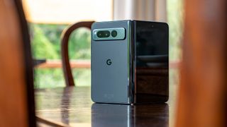 The Obsidian Google Pixel Fold unfolded