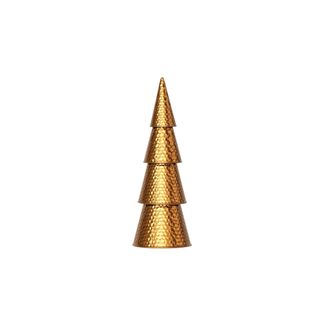 Hammered Metal Cone Christmas Tree