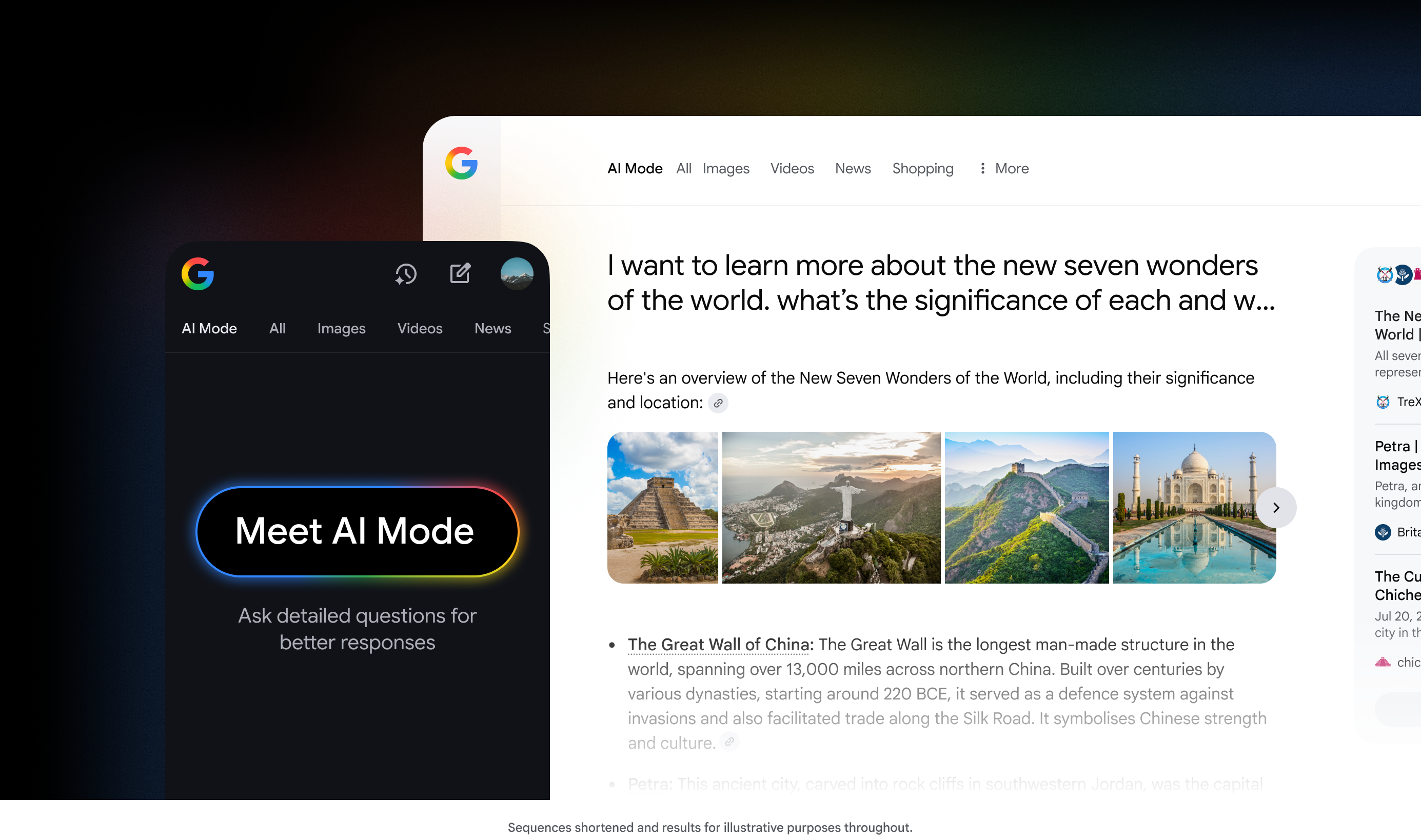 screenshot of sharing