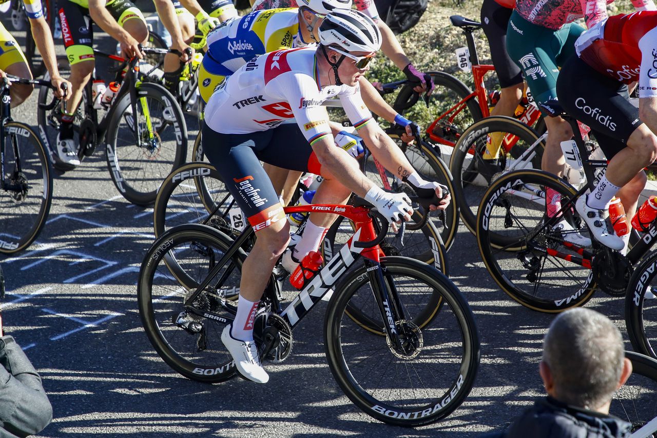 Etoile de Besseges Tour du Gard 2022 52nd Edition 1st stage Bellegarde Bellegarde 160 km 02022022 Mads Pedersen DEN Trek Segafredo photo Roberto BettiniSprintCyclingAgency2022