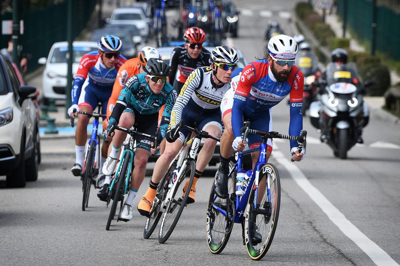 Tour de la Provence 2021 6th Edition 3rd stage AIstres Mont VentouxChalet Reynard 1539 km 13022021 Alessandro Fedeli ITA Delko Jerome Cousin FRA Total Direct Energie photo William Cannarella CVBettiniPhoto2021