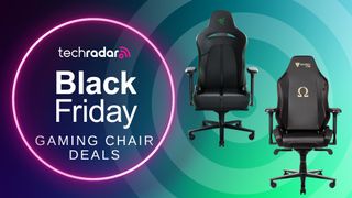 Artwork for TechRadar Gaming's Black Friday gaming chair deals page