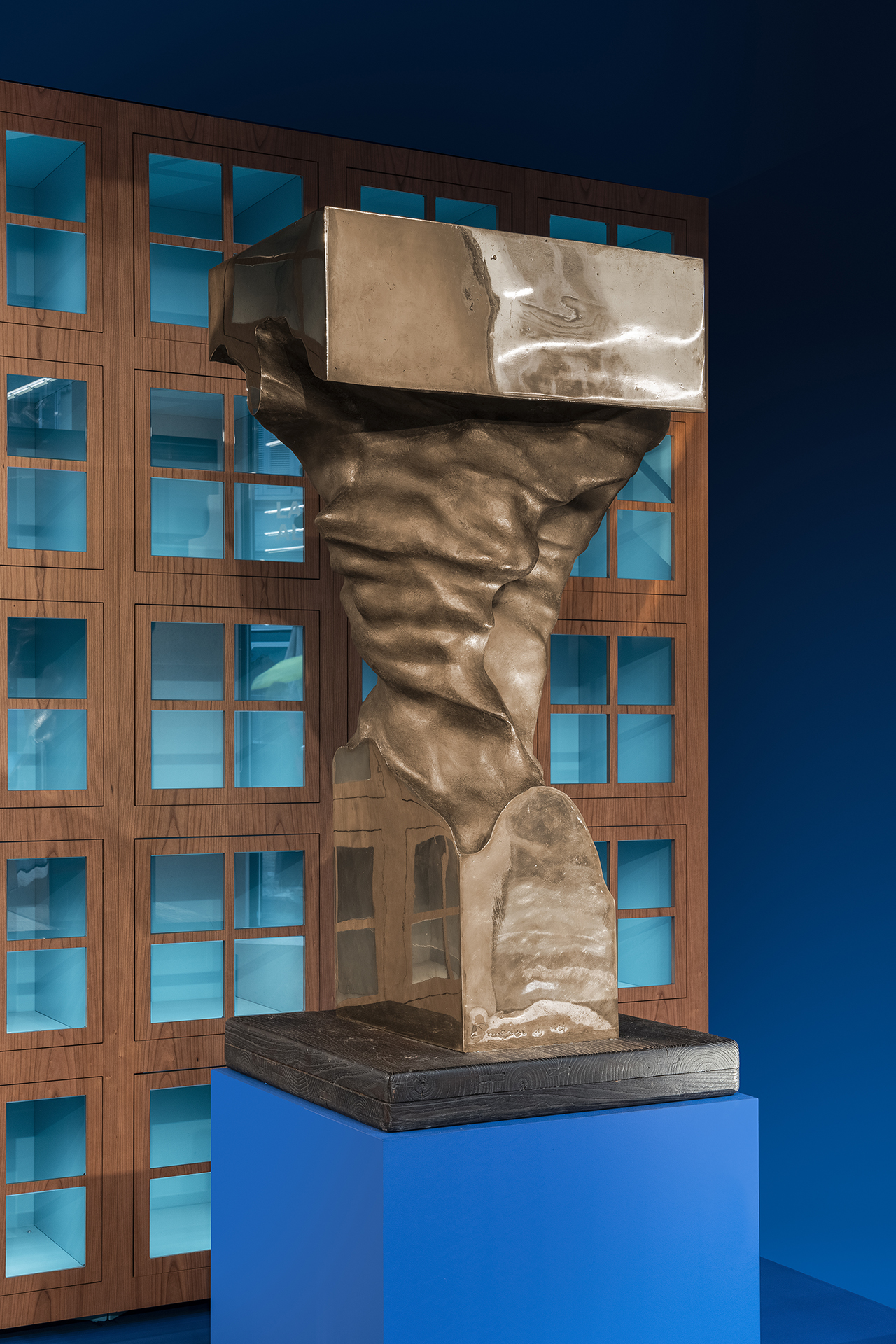 Milano Museo City: Unifor installation of La citt&amp;agrave; degli oggetti: Aldo Rossi e Francesco Somaini