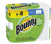 Bounty Select-A-Size 6 Rolls: $11 @ Office Depot