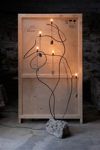 copper floor lamp