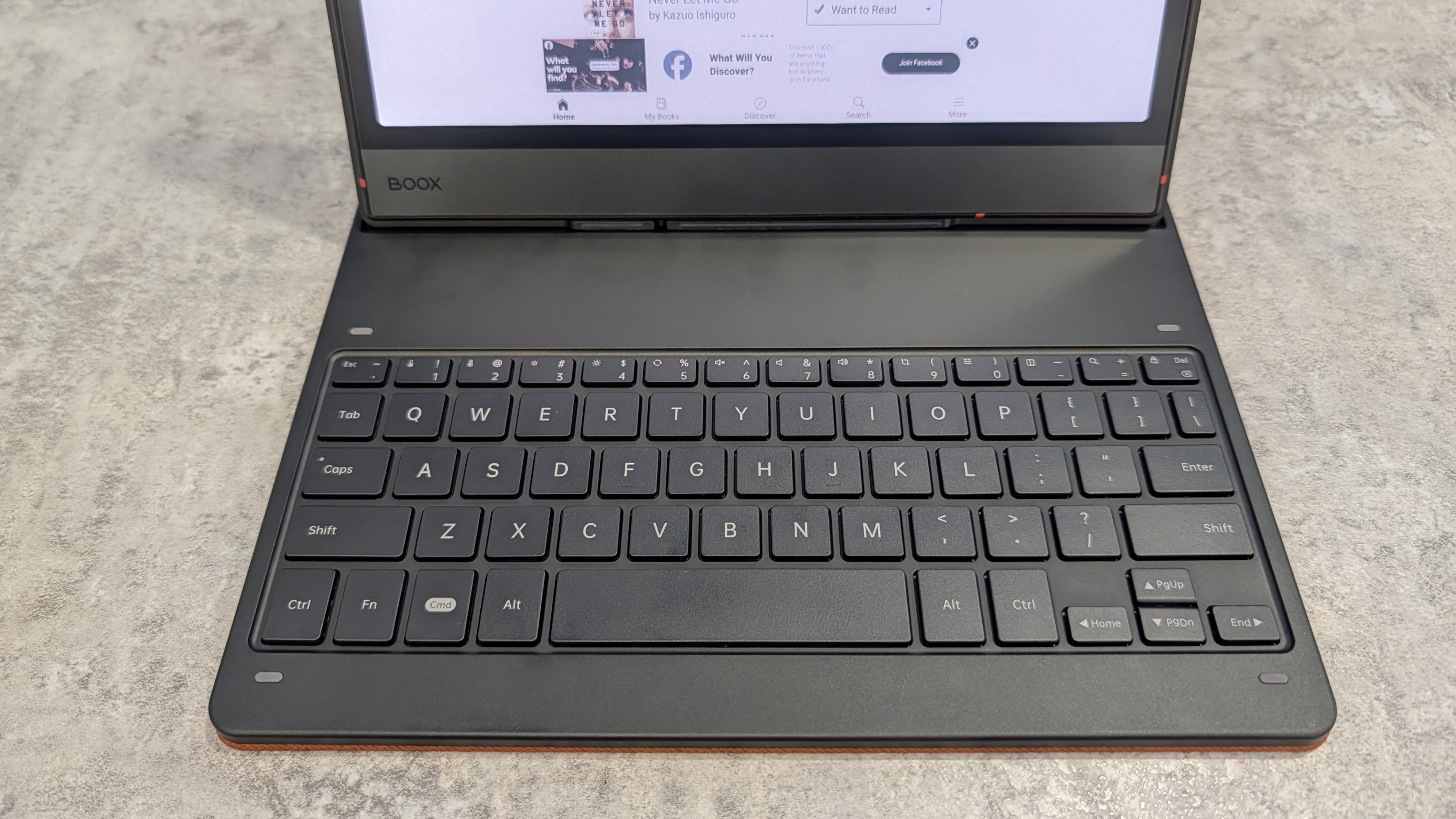 Onyx Boox Note Air 5 with keyboard cover