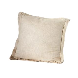 luxe linen throw pillow