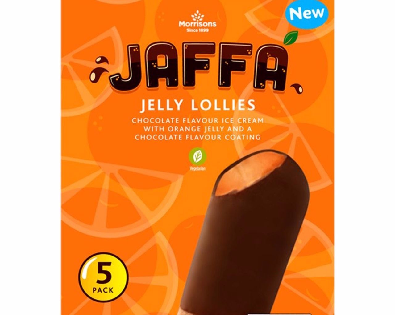 jaffa cake ice lollies