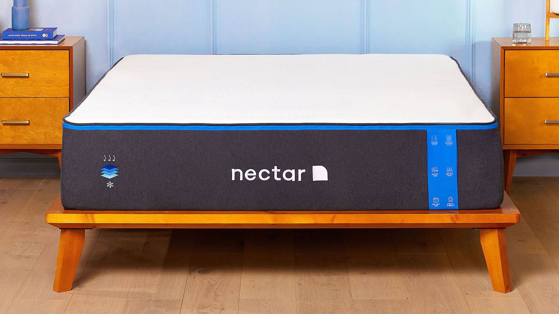 Nectar mattress US in a bedroom