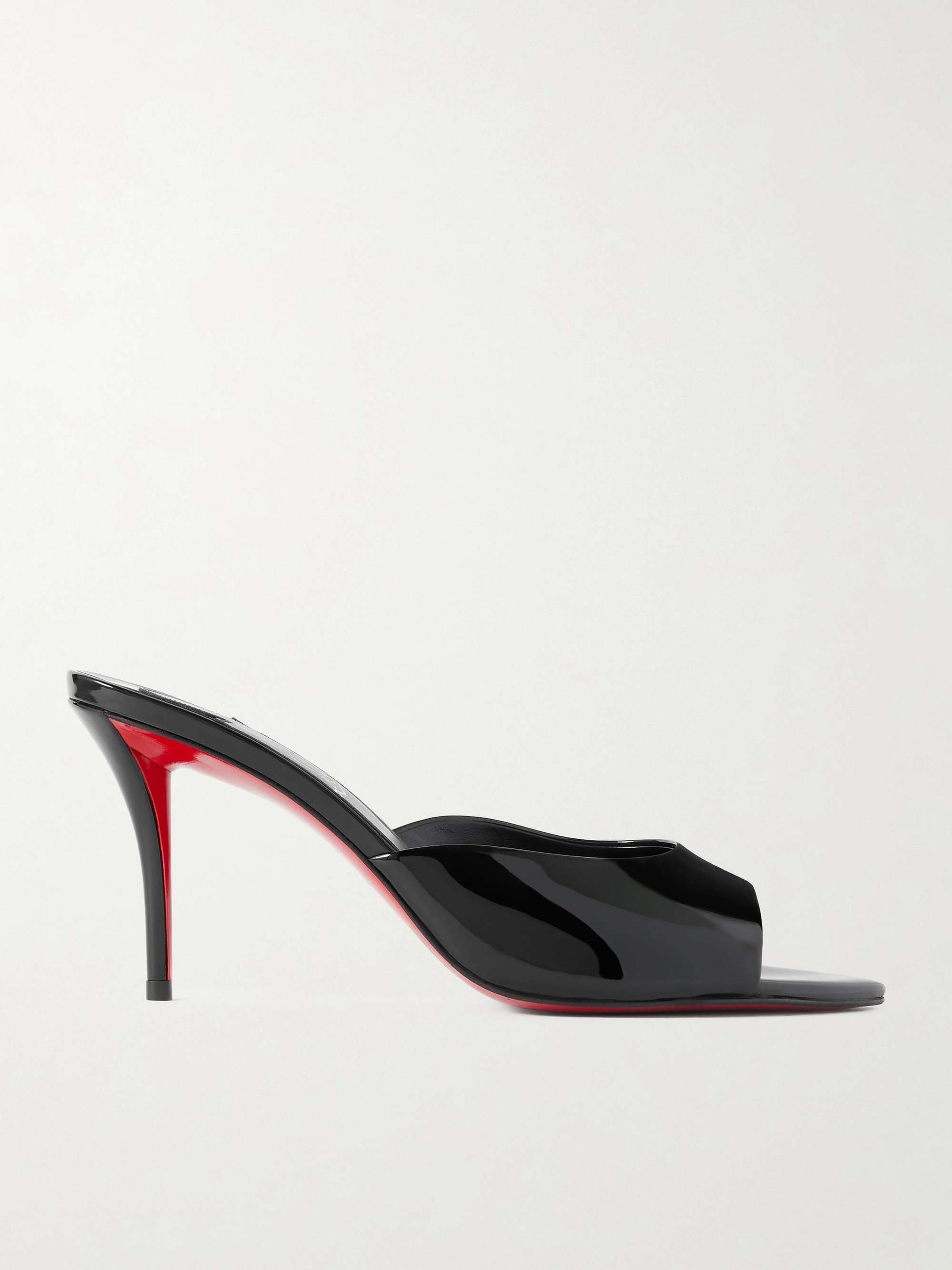 Miss Z 80 Patent-Leather Mules
