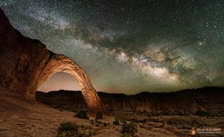 Corona Arch At Night