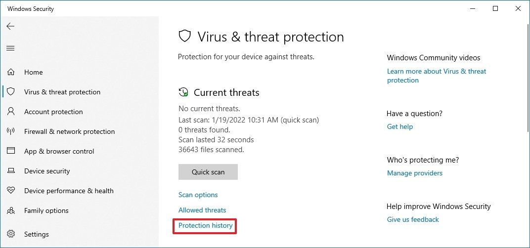 how to remove virus from windows 10 using windows defender