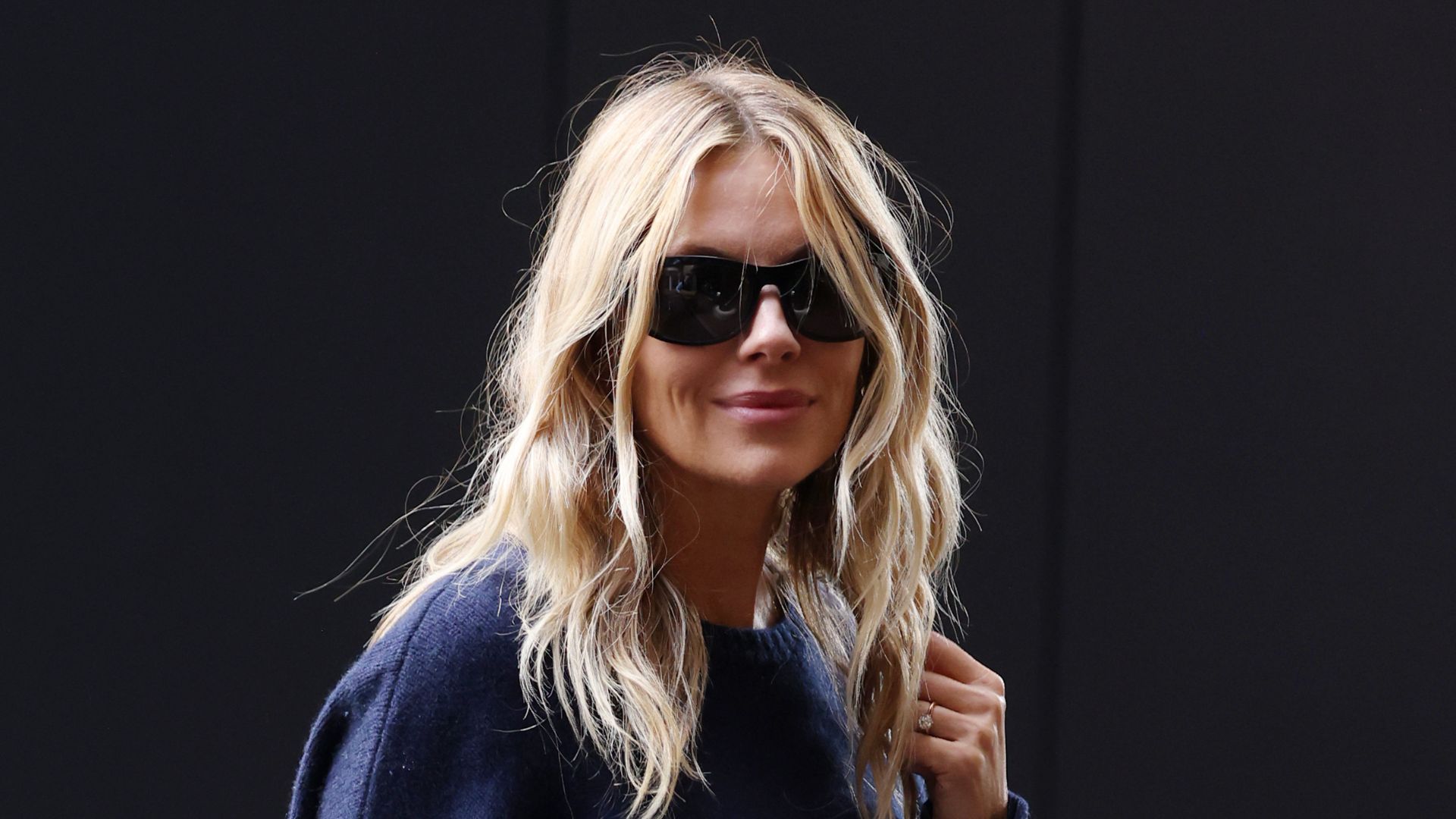 Sienna Miller in Soho on October 16, 2026 in London, England
