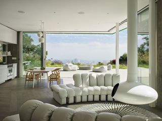 Hollywood Hills House living space