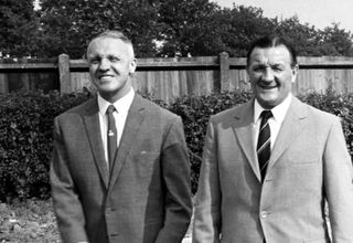 Liverpool manager Bill Shankly and assistant manager Bob Paisley pictured in 1971