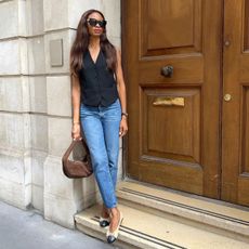 Lorna symphony in jeans and ballet flats
