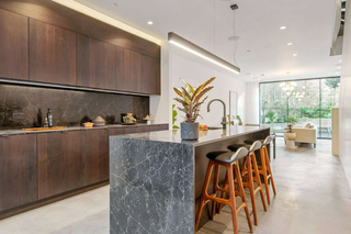 a kitchen in a modern london home