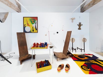 Installation view of ‘Alexander Calder. From the Stony River to the Sky’ at Hauser &amp; Wirth Somerset