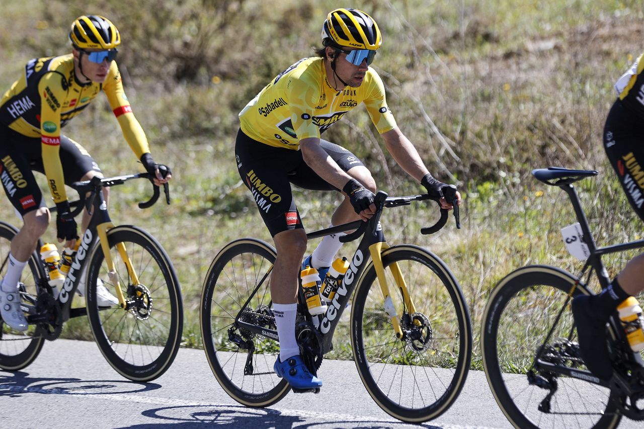 Itzulia Basque Country 2022 - 61st Edition - 3rd stage Llodio - Amurrio 181,7 km - 06/04/2022 - Primoz Roglic (SLO - Team Jumbo - Visma) - photo Luis Angel Gomez/SprintCyclingAgency&Acirc;&copy;2022