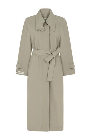 Double-Breasted Oversized Trench Coat